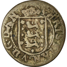 Moneta, Danimarca, 2 Skilling, 1677, MB, Argento, KM:358