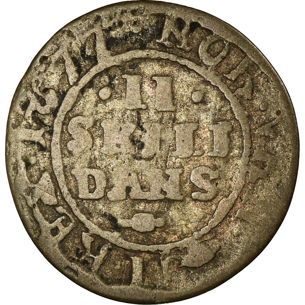 Coin, Denmark, 2 Skilling, 1677, VF(20-25), Silver, KM:358