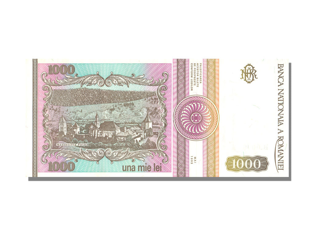 Romania, 1000 Lei, 1993, KM #102, 1993-12-01, UNC(65-70), B.0006