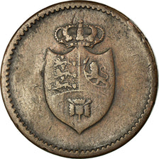 Coin, Denmark, 6 Skilling, 1813, VF(20-25), Copper, KM:Tn1