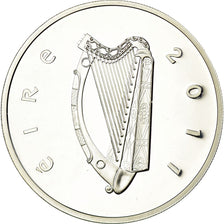 IRELAND REPUBLIC, 10 Euro, St. Brendan the Navigator, 2011, MS(65-70), Silver