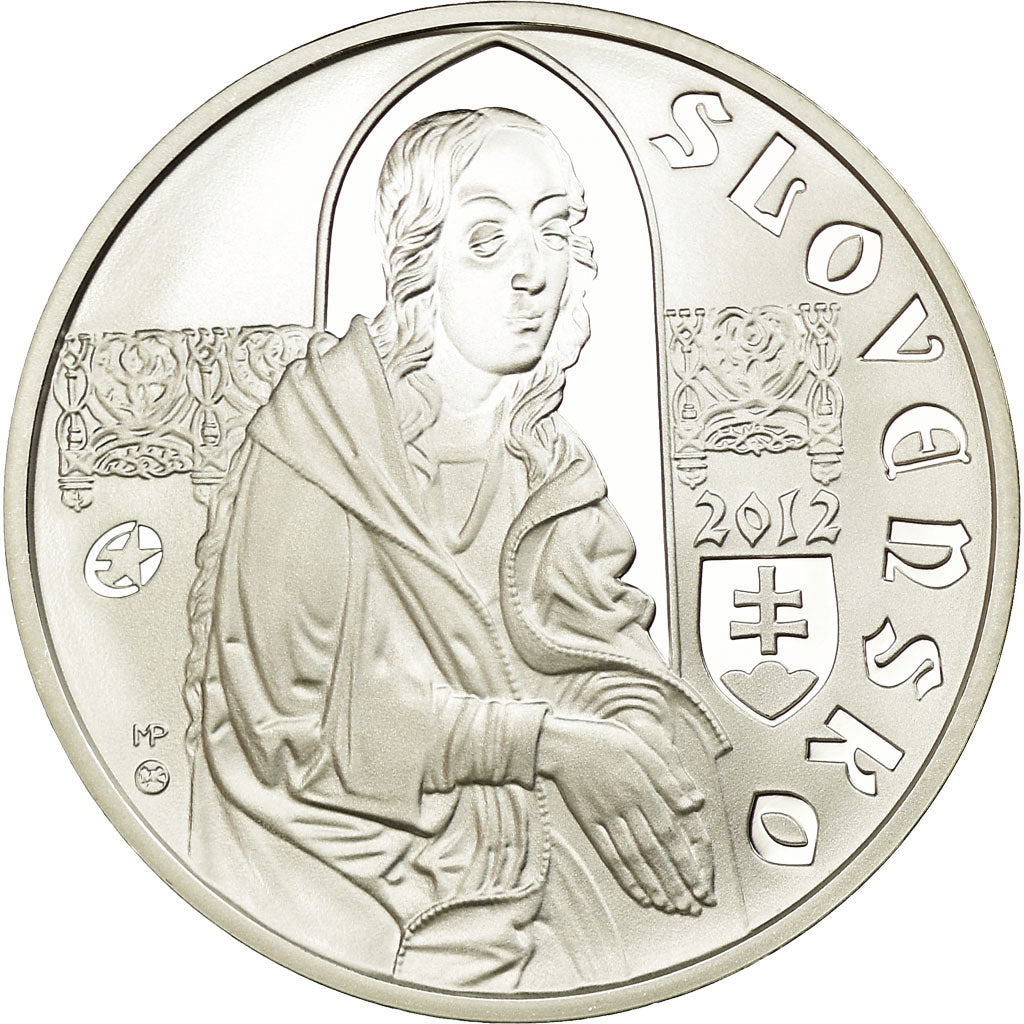 Slovakia, 10 Euro, Master Pavol of Levoca, 2012, MS(65-70), Silver, KM:122