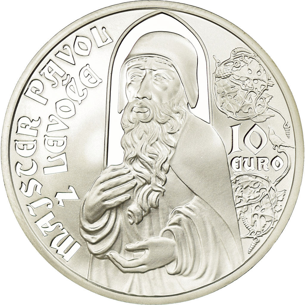 Slovakia, 10 Euro, Master Pavol of Levoca, 2012, MS(65-70), Silver, KM:122