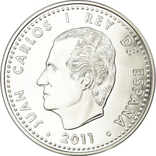 España, 10 Euro, Francisco de Orellana, 2011, FDC, Plata, KM:1248
