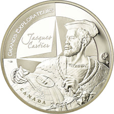 France, Jacques Cartier, 10 Euro, 2011, FDC, Argent, KM:1795