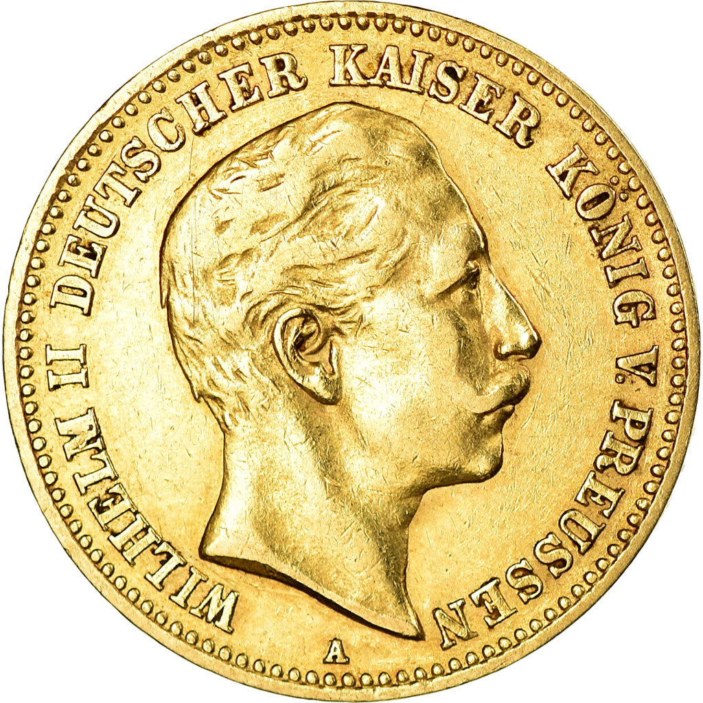 Coin, German States, PRUSSIA, Wilhelm II, 10 Mark, 1898, Berlin, EF(40-45)