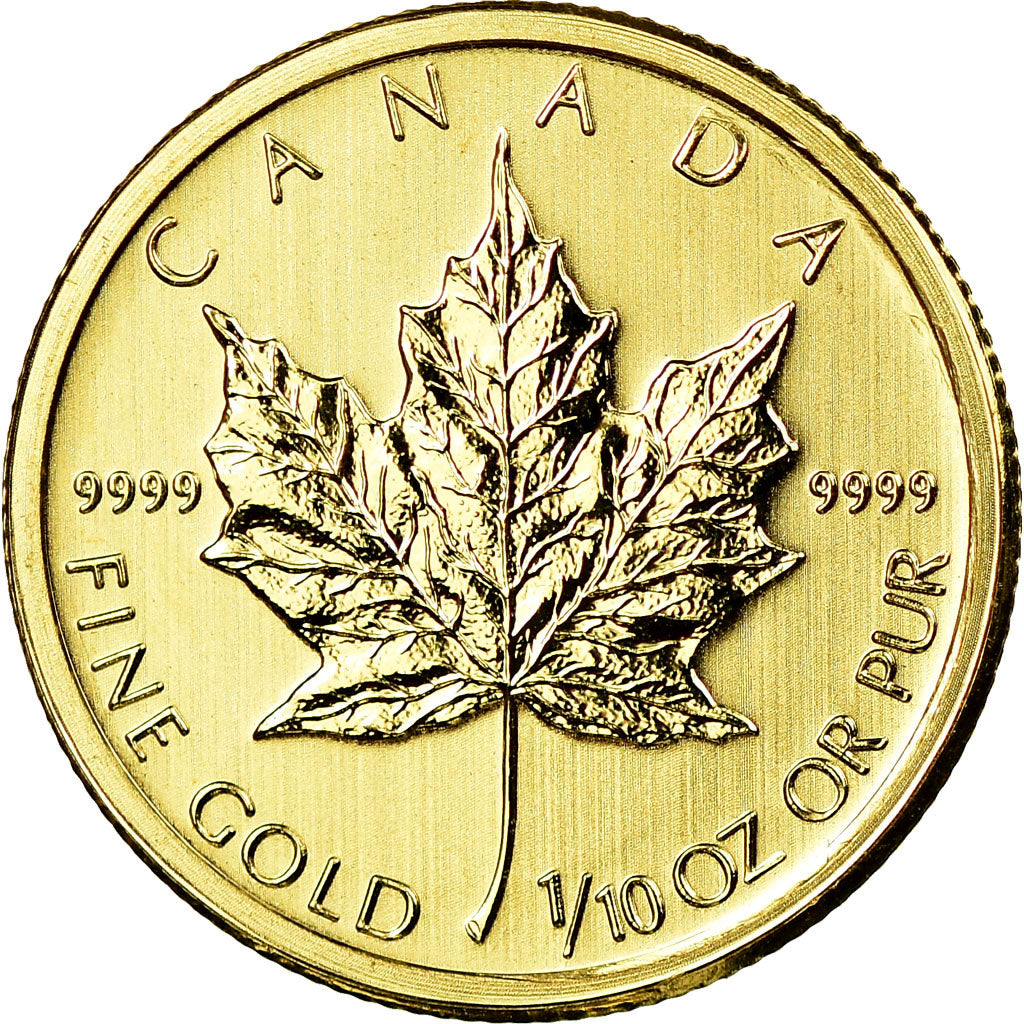 Coin, Canada, Elizabeth II, Maple Leaf, 5 Dollars, 2012, MS(65-70), Gold, KM:929