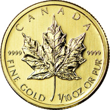 Coin, Canada, Elizabeth II, Maple Leaf, 5 Dollars, 2012, MS(65-70), Gold, KM:929