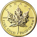 Coin, Canada, Elizabeth II, Maple Leaf, 5 Dollars, 2012, MS(65-70), Gold, KM:929