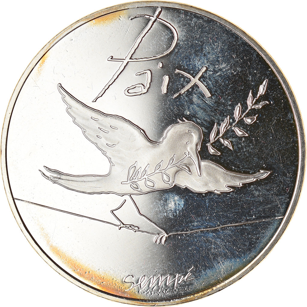 France, 50 Euro, Paix, Sempé, 2014, Paris, MS(65-70), Silver