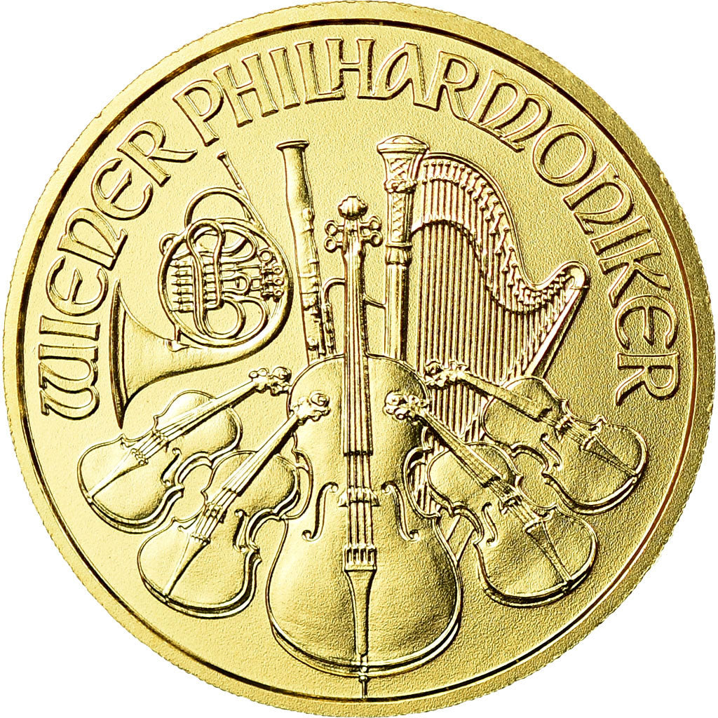 Coin, Austria, Philharmonic Orchestra, 10 Euro, 2012, Vienna, MS(65-70), Gold