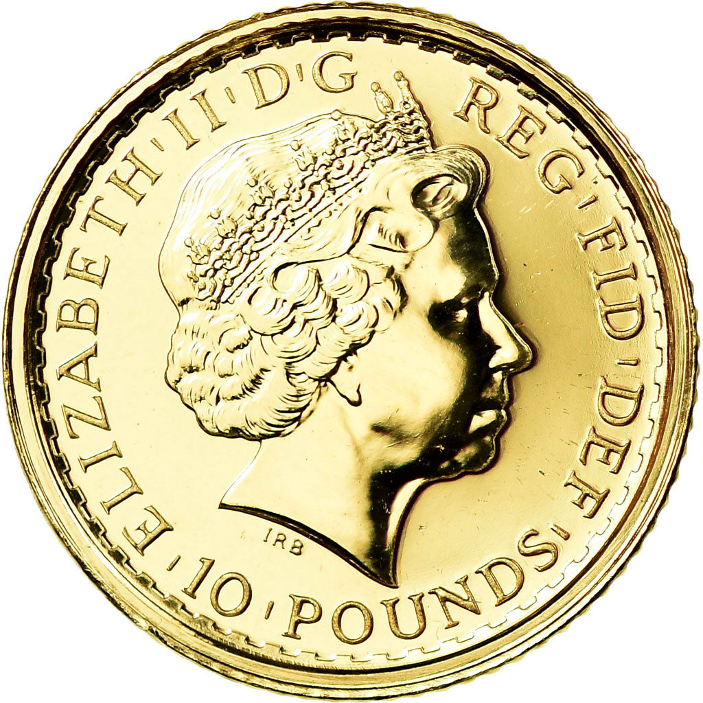 Coin, Great Britain, Elizabeth II, Britannia, 10 Pounds, 2012, MS(65-70), Gold