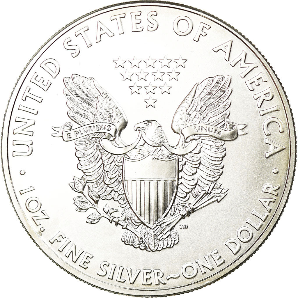 Coin, United States, Silver Eagle, Dollar, 2011, U.S. Mint, MS(65-70), Silver