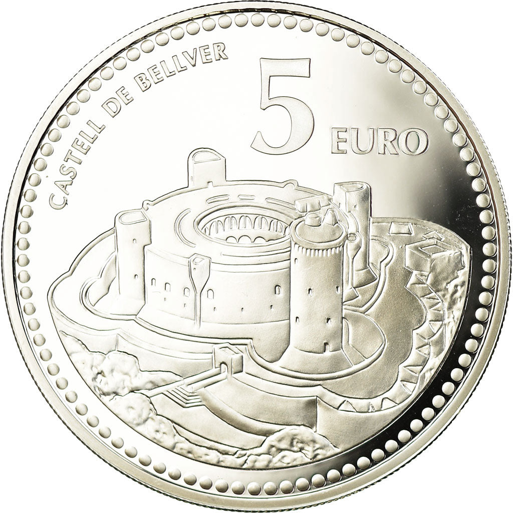 Spain, 5 Euro, Palma de Majorque, 2011, MS(65-70), Silver, KM:1227