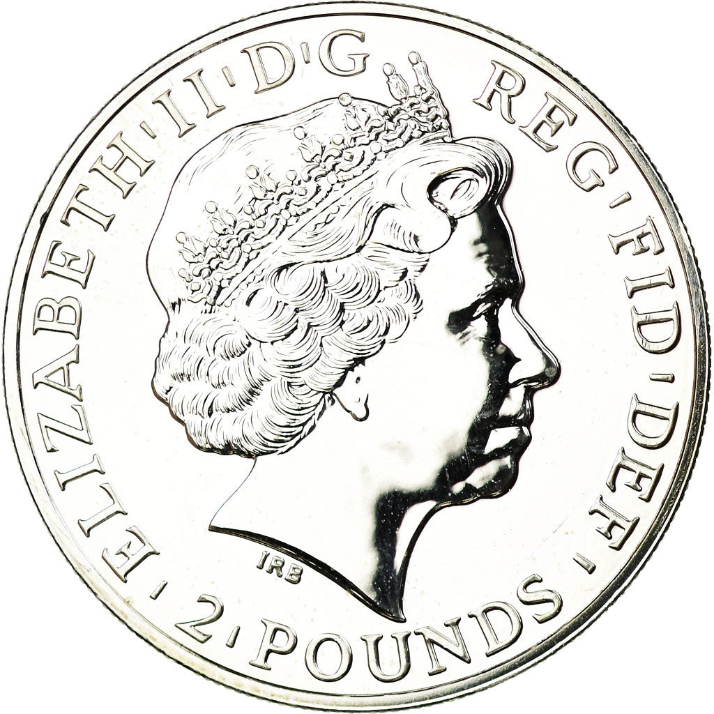 Coin, Great Britain, Elizabeth II, Britannia, 2 Pounds, 2011, MS(65-70), Silver