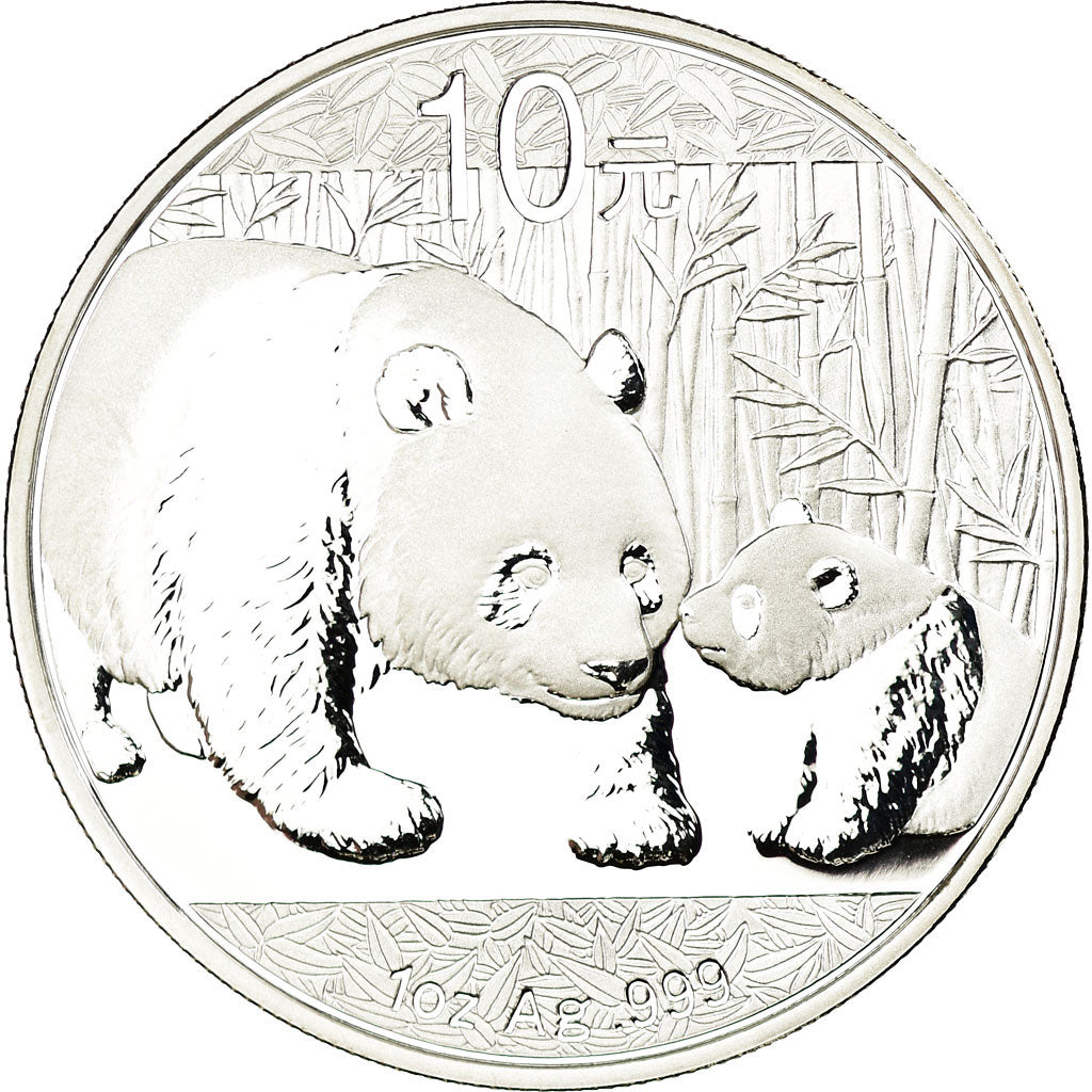 Coin, CHINA, PEOPLE'S REPUBLIC, Panda, 10 Yüan, 2011, MS(65-70), Silver