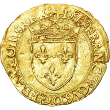 Coin, France, François Ier, Écu d'or au soleil, Bayonne, EF(40-45), Gold