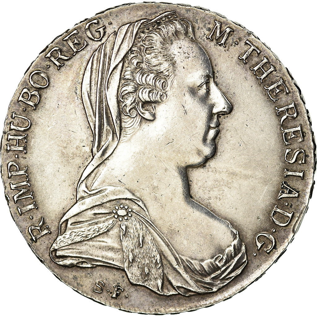 Coin, Austria, Joseph II, Thaler, 1780, Official restrike, AU(50-53), Silver