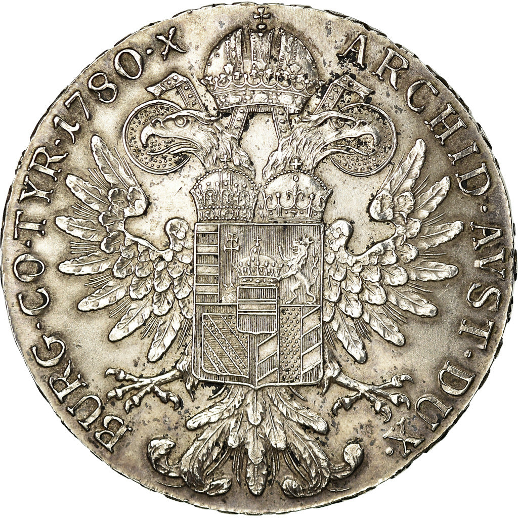 Coin, Austria, Joseph II, Thaler, 1780, Official restrike, AU(50-53), Silver