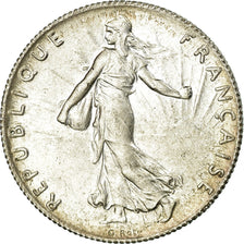 Coin, France, Semeuse, 50 Centimes, 1916, Paris, MS(63), Silver, KM:854