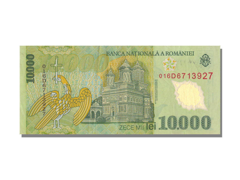 Romania, 10 000 Lei, 2000, UNC(63), 016D