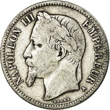 Coin, France, Napoleon III, Franc, 1867, Paris, VF(20-25), Silver, KM:806.1