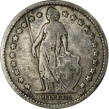 Coin, Switzerland, 2 Francs, 1874, Bern, VF(20-25), Silver, KM:21