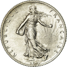 Coin, France, Semeuse, 2 Francs, 1917, Paris, MS(64), Silver, KM:845.1