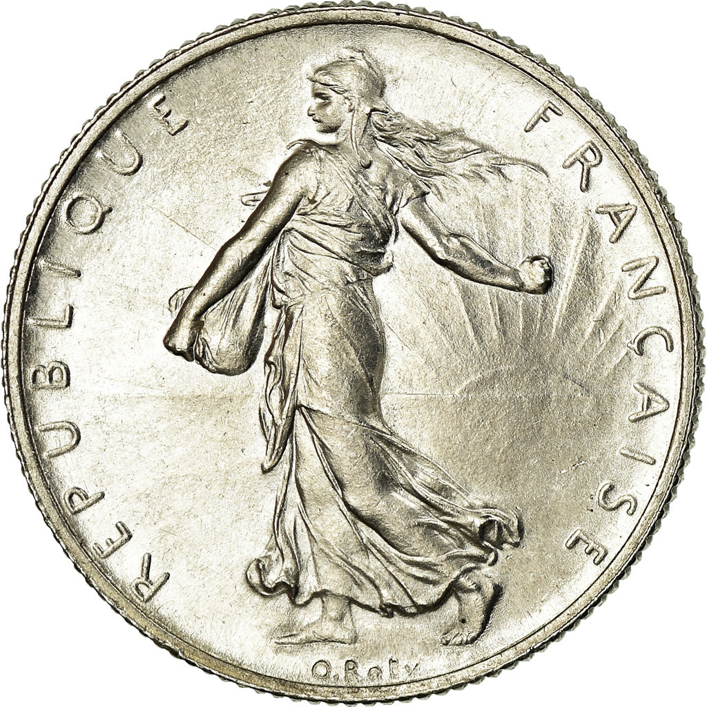 Coin, France, Semeuse, 2 Francs, 1915, Paris, MS(64), Silver, KM:845.1