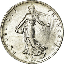 Coin, France, Semeuse, 2 Francs, 1918, Paris, MS(64), Silver, KM:845.1
