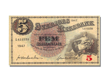 Sweden, 5 Kronor, 1947, UNC(63)
