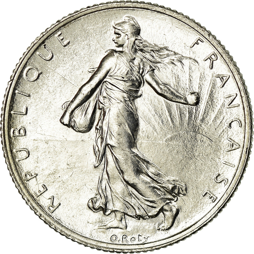 Coin, France, Semeuse, 2 Francs, 1919, Paris, MS(64), Silver, KM:845.1