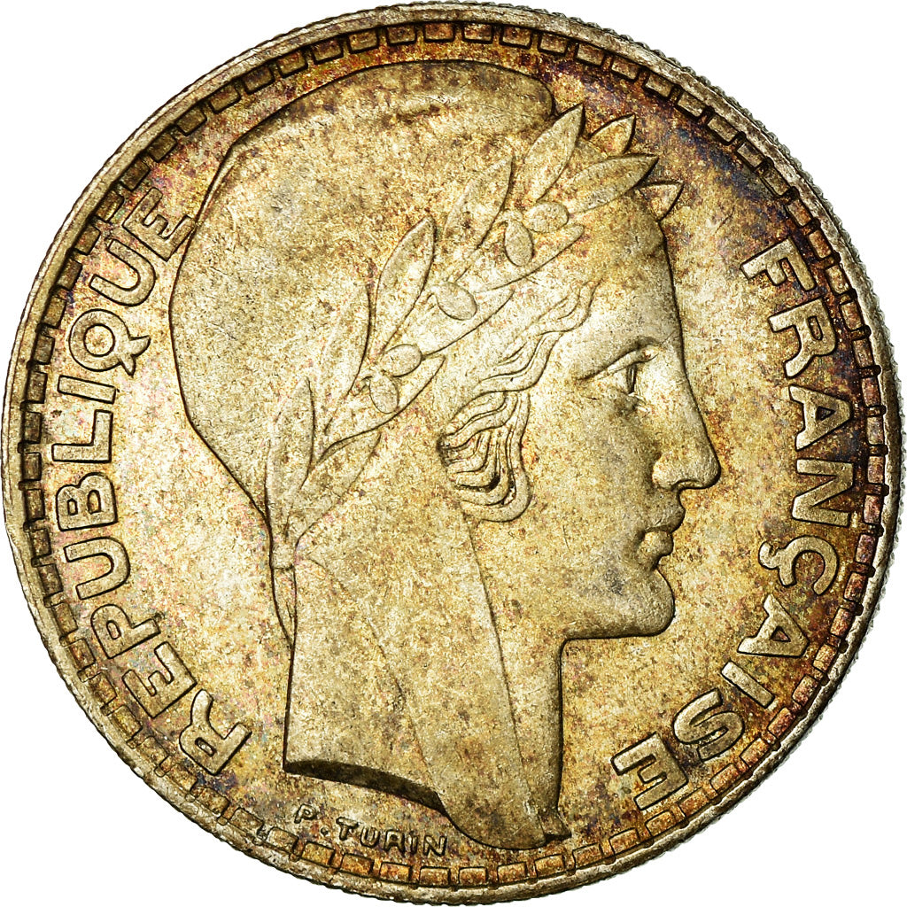 Coin, France, Turin, 20 Francs, 1929, Paris, AU(55-58), Silver, KM:879