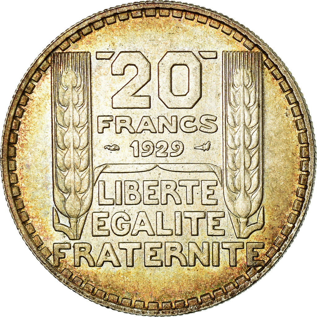 Coin, France, Turin, 20 Francs, 1929, Paris, AU(55-58), Silver, KM:879