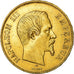 Munten, Frankrijk, Napoleon III, 100 Francs, 1857, Paris, ZF, Goud, KM:786.1