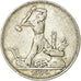 Coin, Russia, 50 Kopeks, 1924 ПЛ, EF(40-45), Silver, KM:89.1