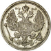 Coin, Russia, Nicholas II, 20 Kopeks, 1915, AU(55-58), Silver, KM:22a.2