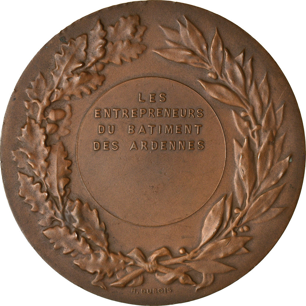 France, Medal, Le Bois, Entrepreneurs du batiment des Ardennes, Ridet, MS(63)