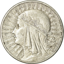 Coin, Poland, 10 Zlotych, 1932, Warsaw, VF(30-35), Silver, KM:22