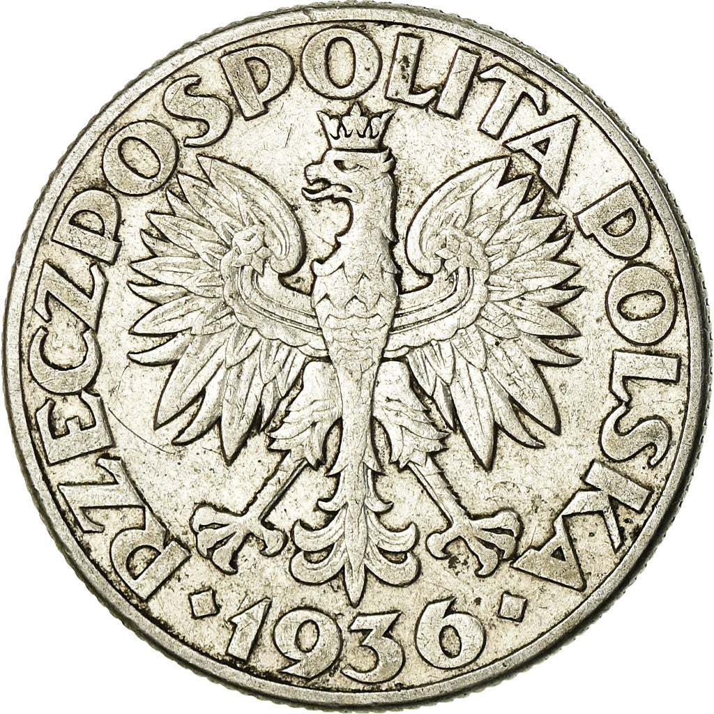 Moneta, Polonia, 2 Zlote, 1936, Warsaw, MB+, Argento, KM:30