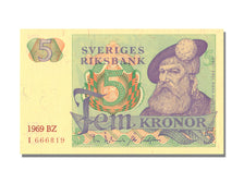 Sweden, 5 Kronor, 1969, UNC(65-70), BZ