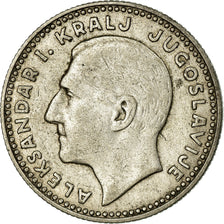 Coin, Yugoslavia, Alexander I, 10 Dinara, 1931, VF(30-35), Silver, KM:10