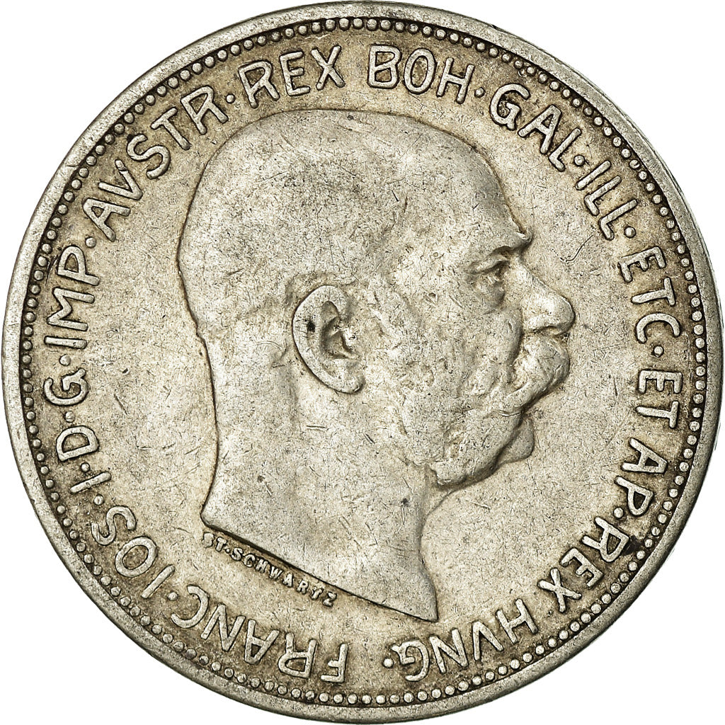 Monnaie, Autriche, Franz Joseph I, 2 Corona, 1913, TB+, Argent, KM:2821