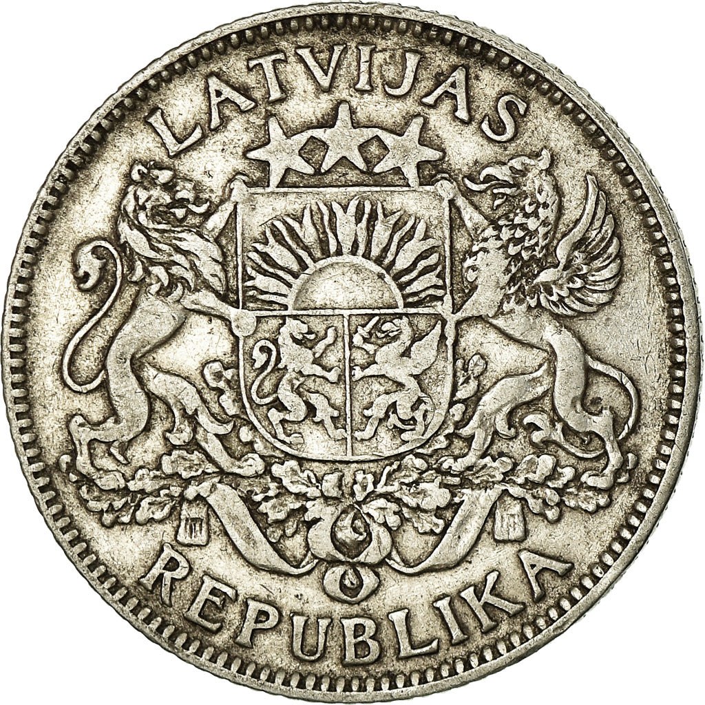 Coin, Latvia, Lats, 1924, EF(40-45), Silver, KM:7
