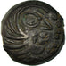 Moneta, Senones, Bronze Æ, Undated, AU(55-58), Bronze, Delestrée:S2637A