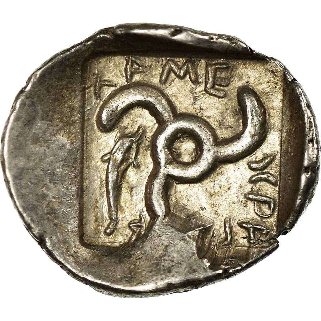 Coin, Lycia, Mithrapata, 1/6 Stater or Diobol, Phellos, EF(40-45), Silver