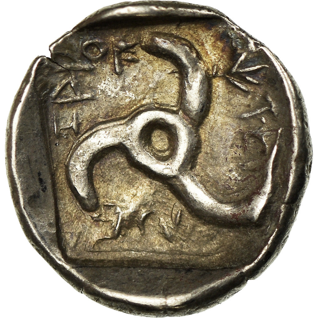 Coin, Lycia, Aruwatijesi, 1/6 Stater or Diobol, Zagaba, EF(40-45), Silver