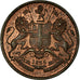 Coin, INDIA-BRITISH, 1/12 Anna, 1 Pie, 1835, Madras, MS(60-62), Copper, KM:445