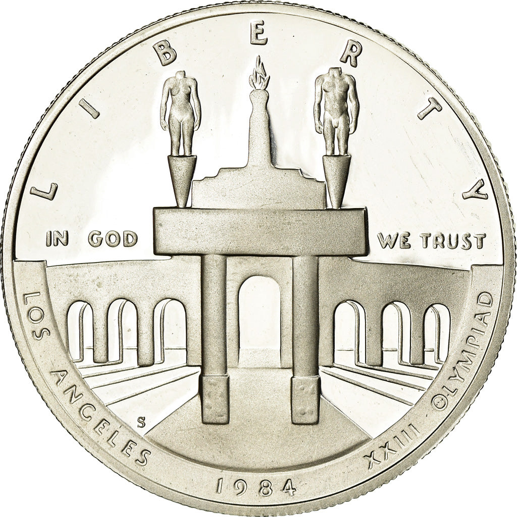 Coin, United States, Dollar, 1984, San Francisco, Proof, MS(65-70), Silver