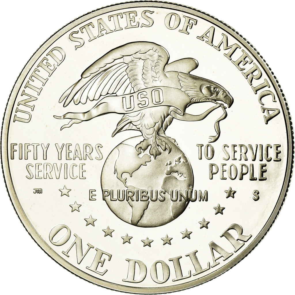 Coin, United States, Dollar, 1991, San Francisco, MS(65-70), Silver, KM:232